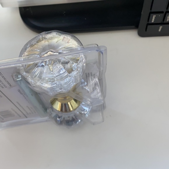 Glass door knob set NEw in original box - Picture 4 of 8